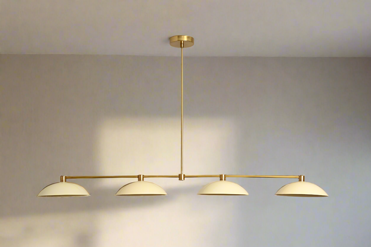 The Lighting Agency - Handmade Cleo Brass Chandelier