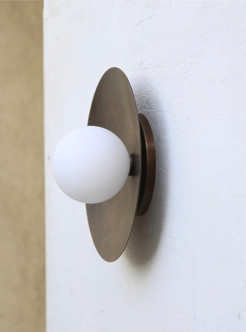 Handmade Brass Base Wall Light
