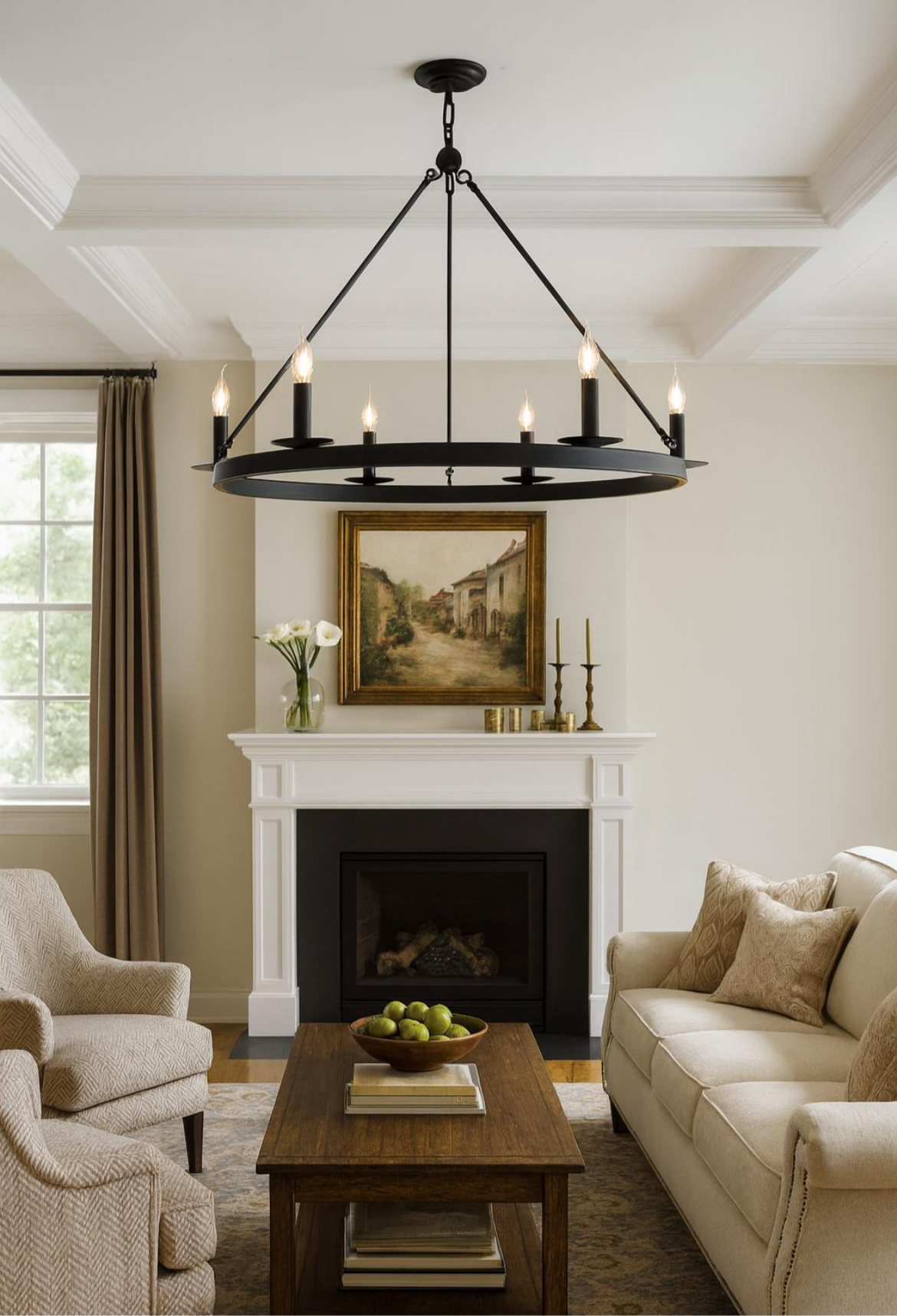 TLA- Handmade Highland Solid Brass Chandelier