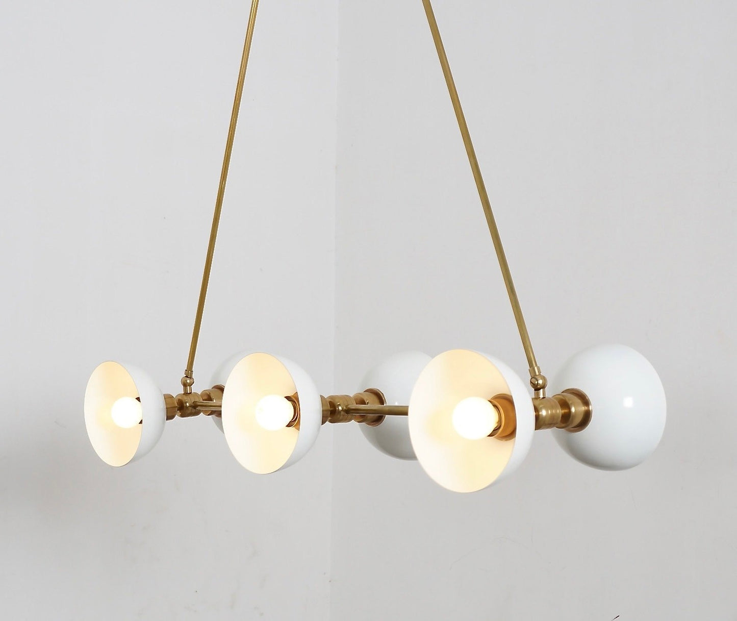 The Lighting Agency - Handmade Cub Mini Linear Chandelier Light