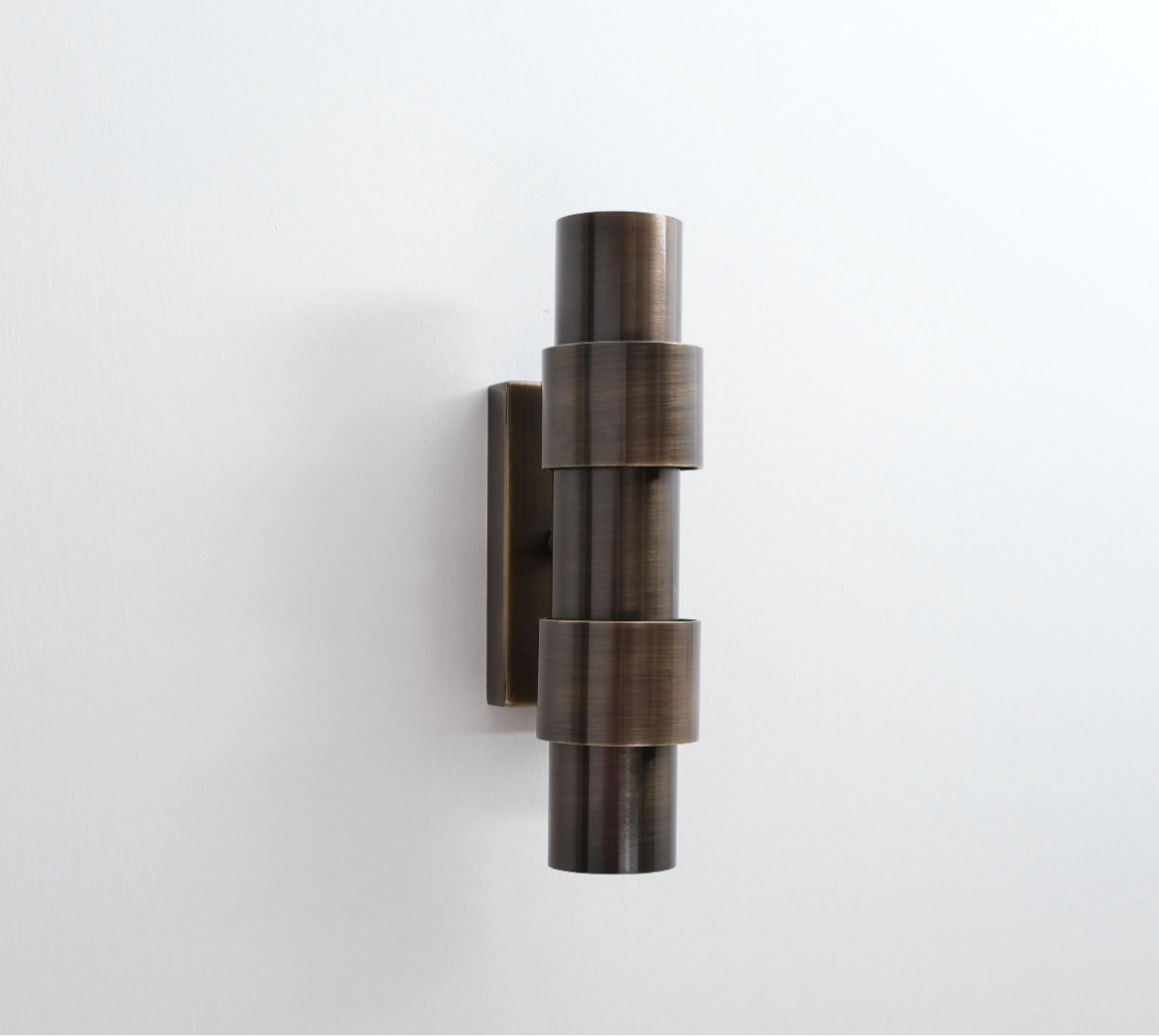 The Lighting Agency - Handmade Caldera Brass Wall Light