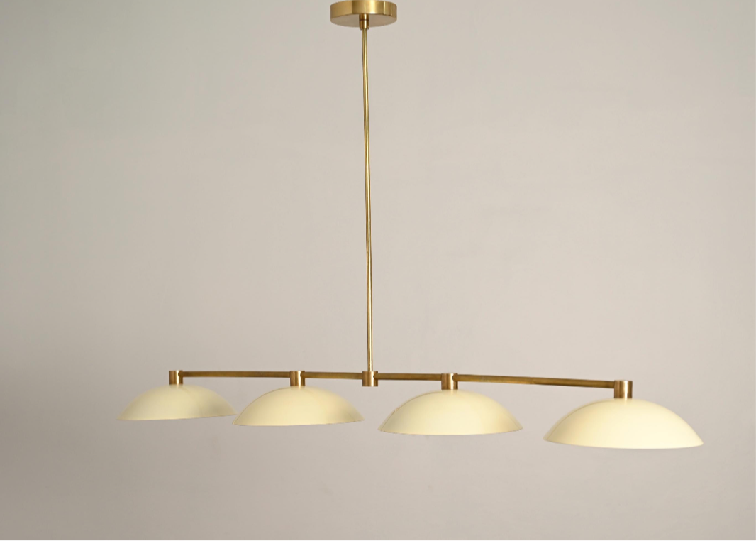 The Lighting Agency - Handmade Cleo Brass Chandelier