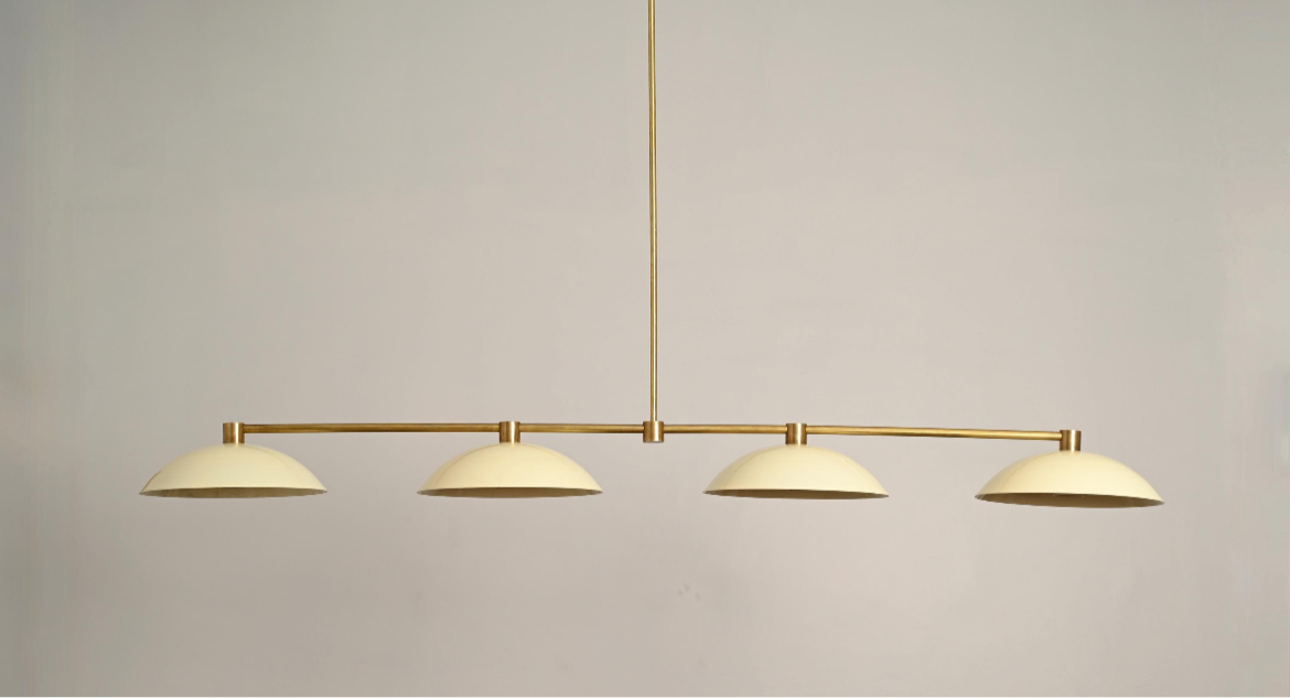 The Lighting Agency - Handmade Cleo Brass Chandelier