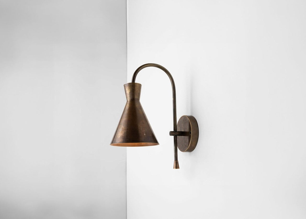 The Lighting Agency - Handmade Curved Nook Wall Light