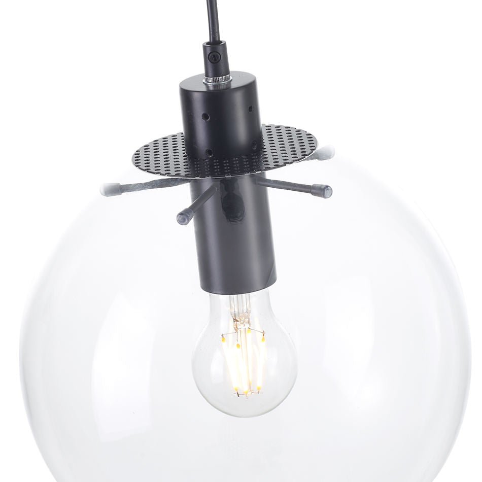 Round Blown Glass Pendant Light - The Lighting Agency