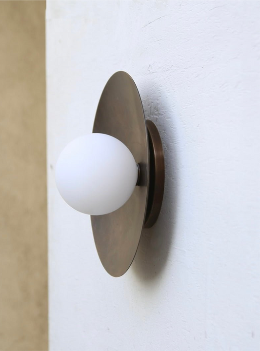 Handmade Brass Base Wall Light