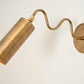 Handmade Ripple Brass Wall Light 