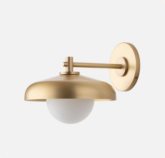 Handmade Luna Brass Wall Light