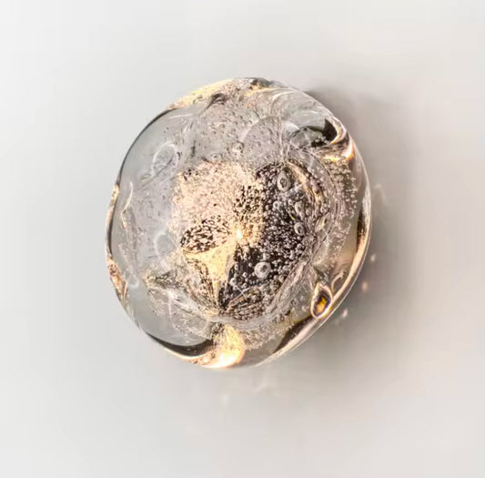 The Lighting Agency - Willow Bubble Blown Glass Wall Light 