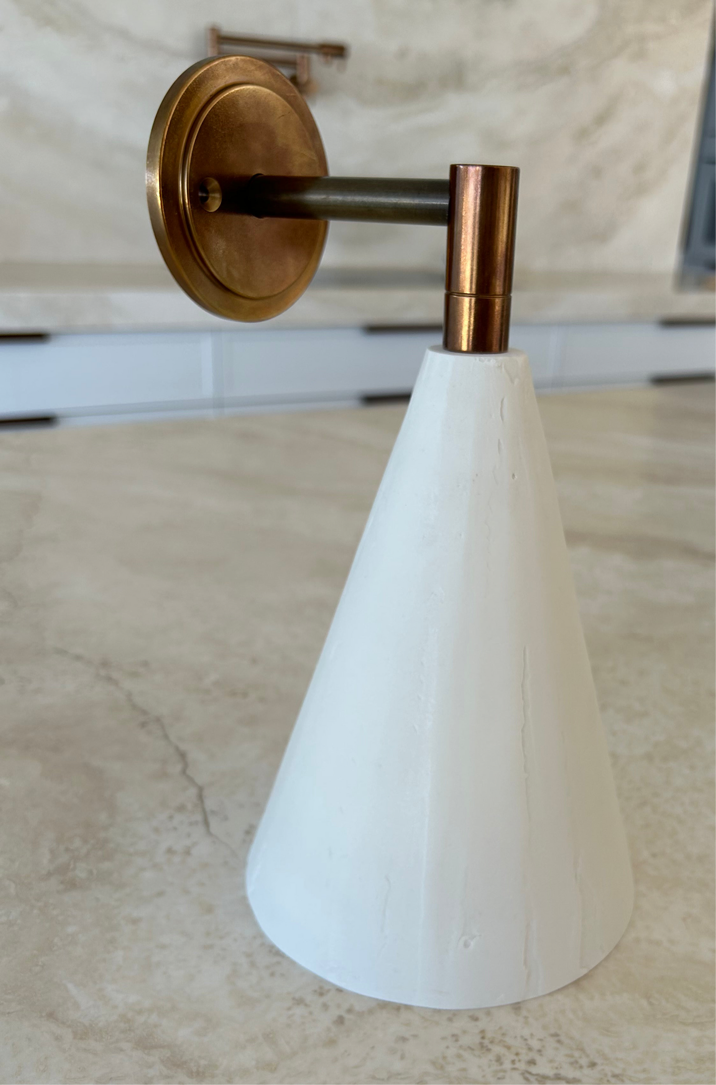 Handmade Plaster Wall Light