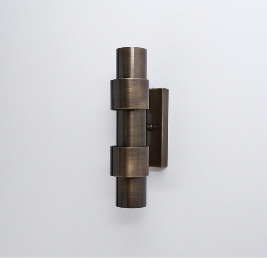 The Lighting Agency - Handmade Caldera Brass Wall Light