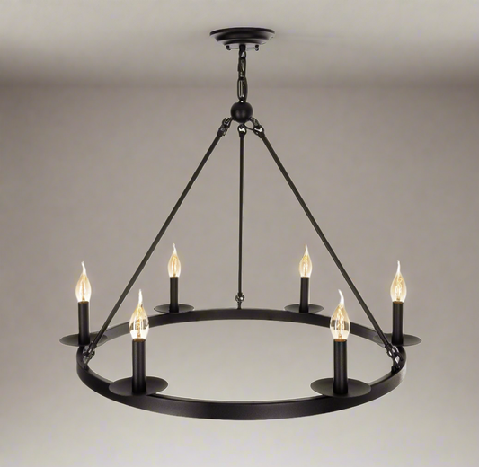 TLA- Handmade Highland Solid Brass Chandelier 