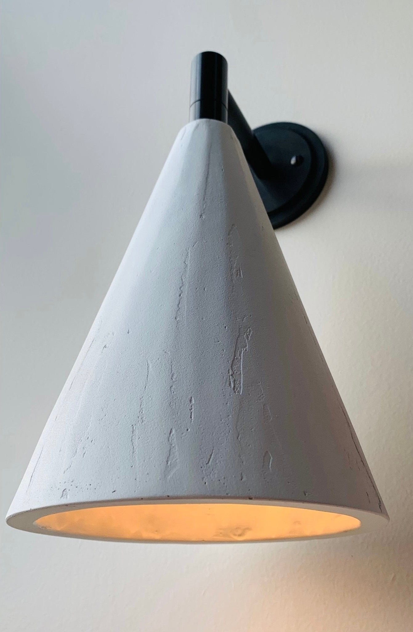 Handmade Plaster Wall Light