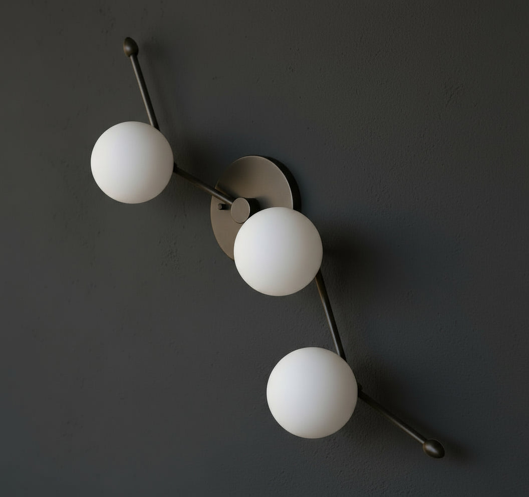 Handmade Opalyn Brass Wall Light