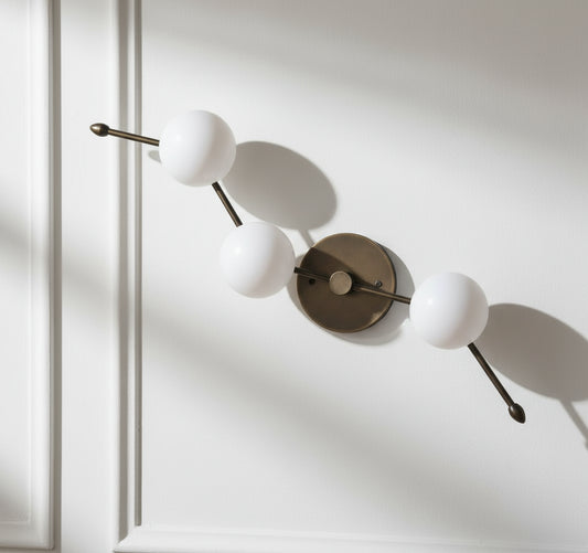 Handmade Opalyn Brass Wall Light