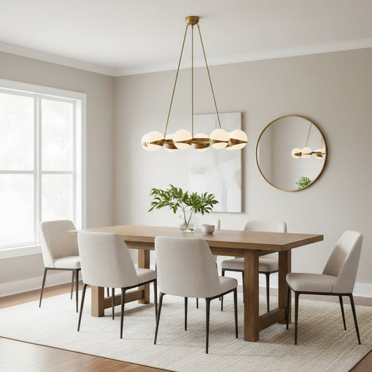 The Lighting Agency - Uri Brass Chandelier 