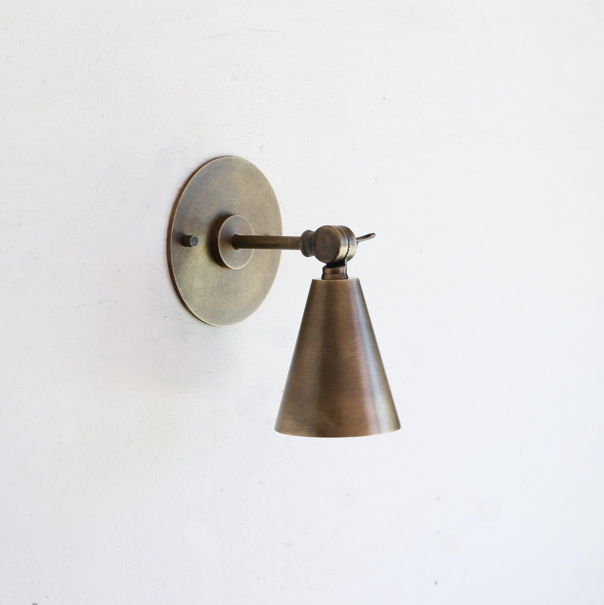 Contories Brass Wall Light - The Lighting Agency