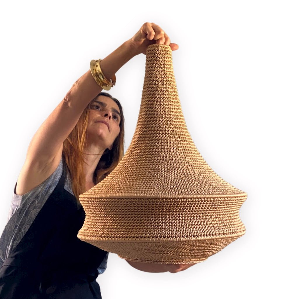 Joosh Crochet Pendant Lamp - The Lighting Agency