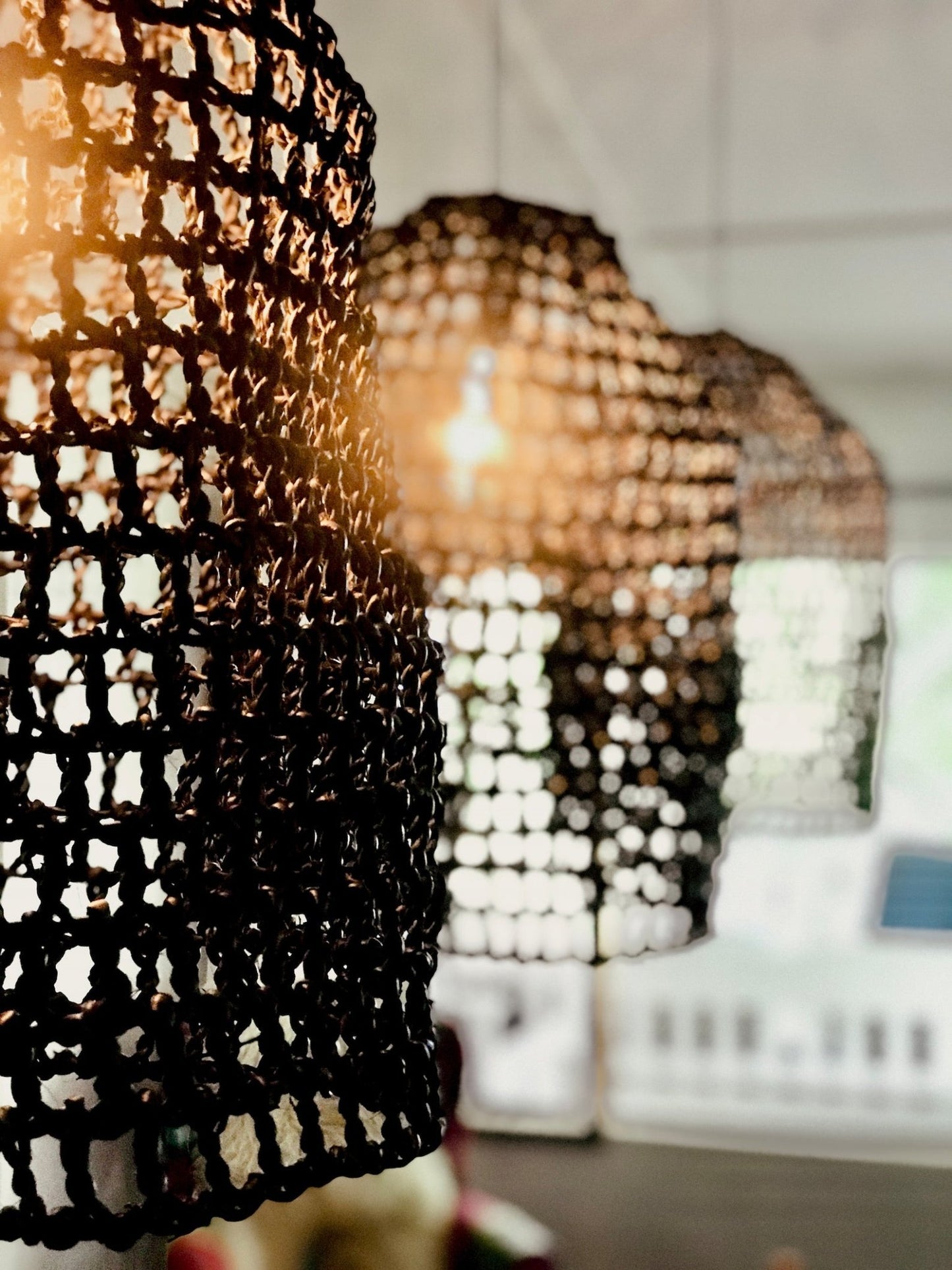 Palm Net Pendant Light Shade - The Lighting Agency