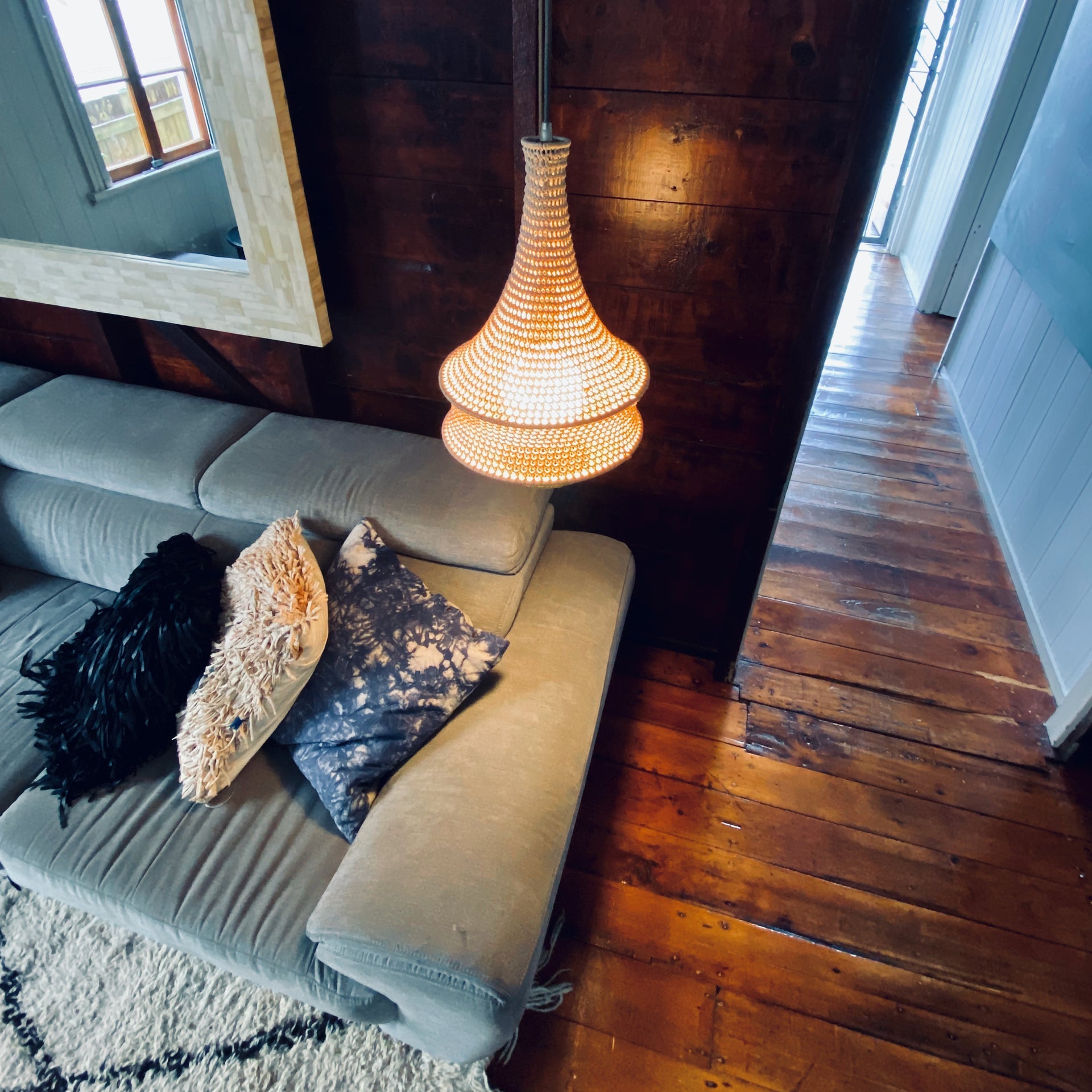 Joosh Crochet Pendant Lamp - The Lighting Agency