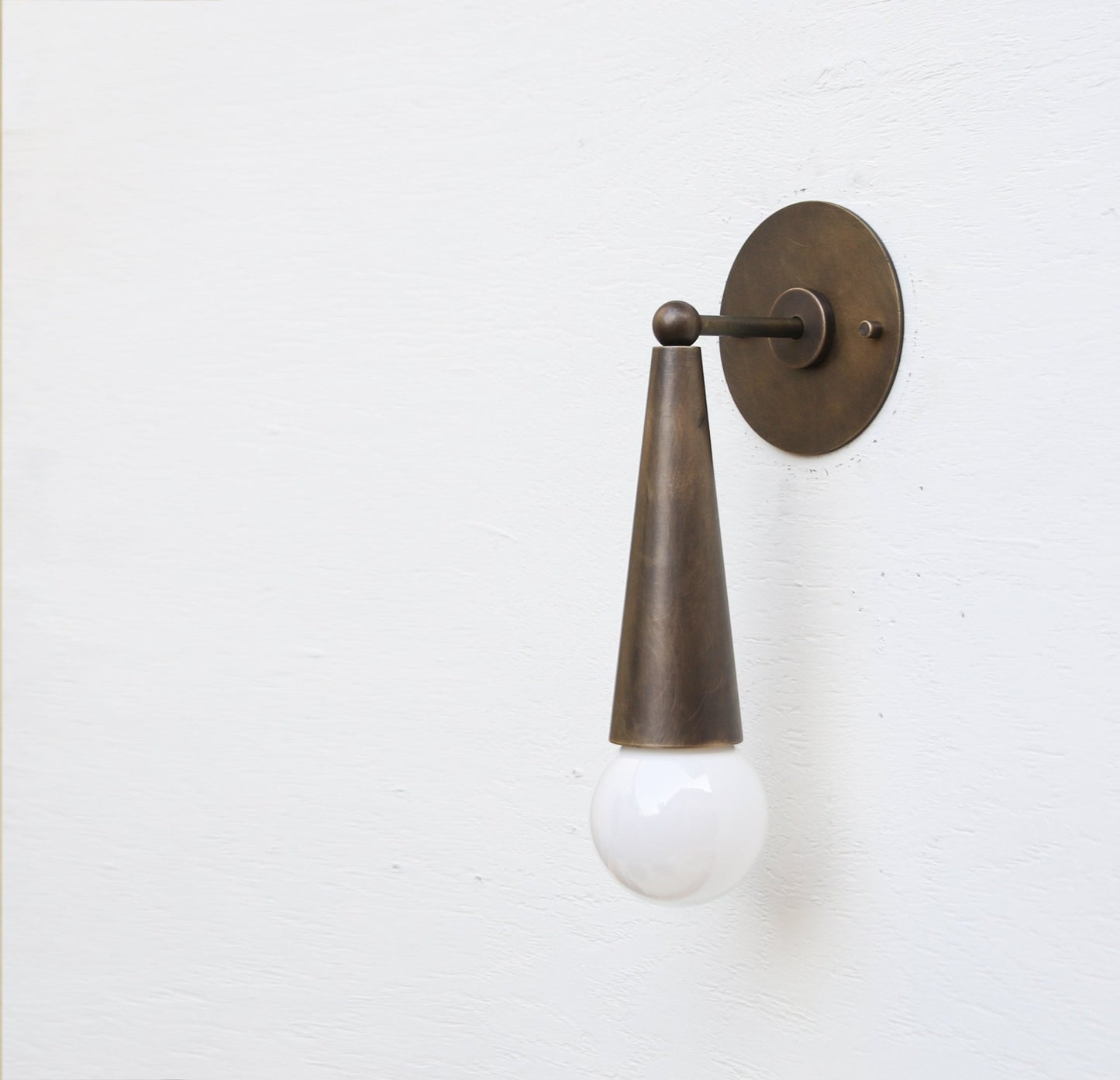 Laz Brass Wall Light - The Lighting Agency