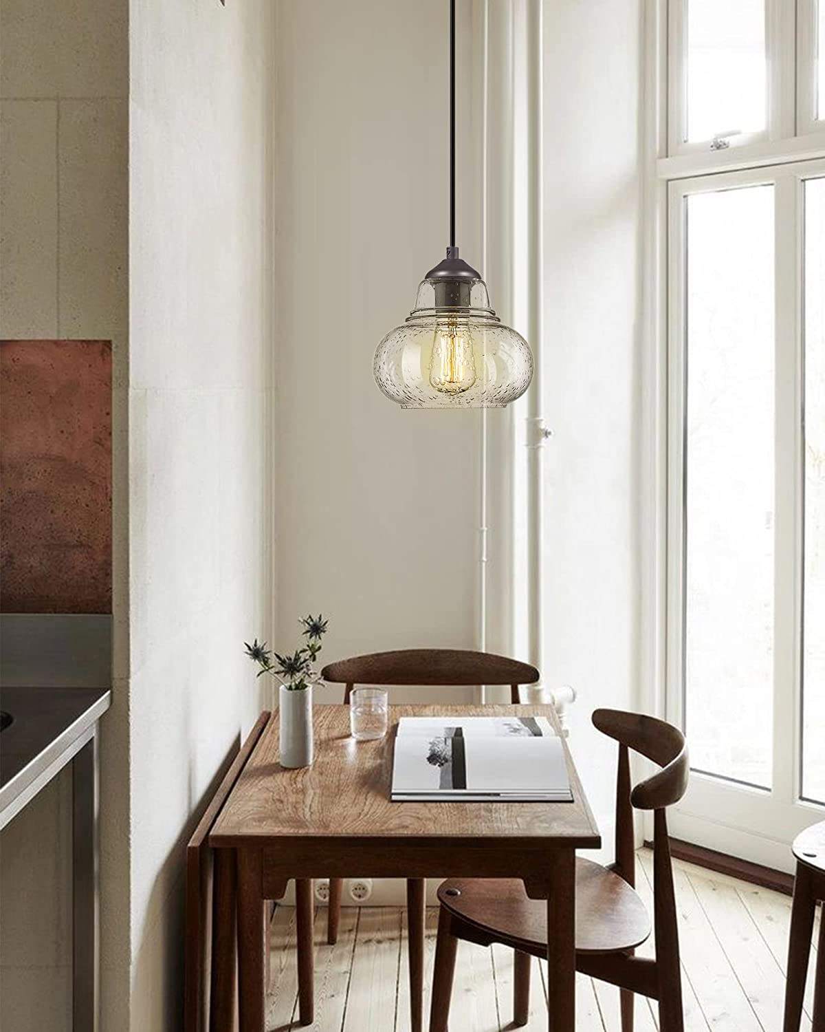 Vintage Glass Pendant Light - The Lighting Agency