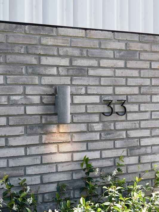 Loka Cement Outdoor Wall Light - The Lighting Agency