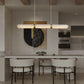 Kera Linear Marble Pendant Light - The Lighting Agency