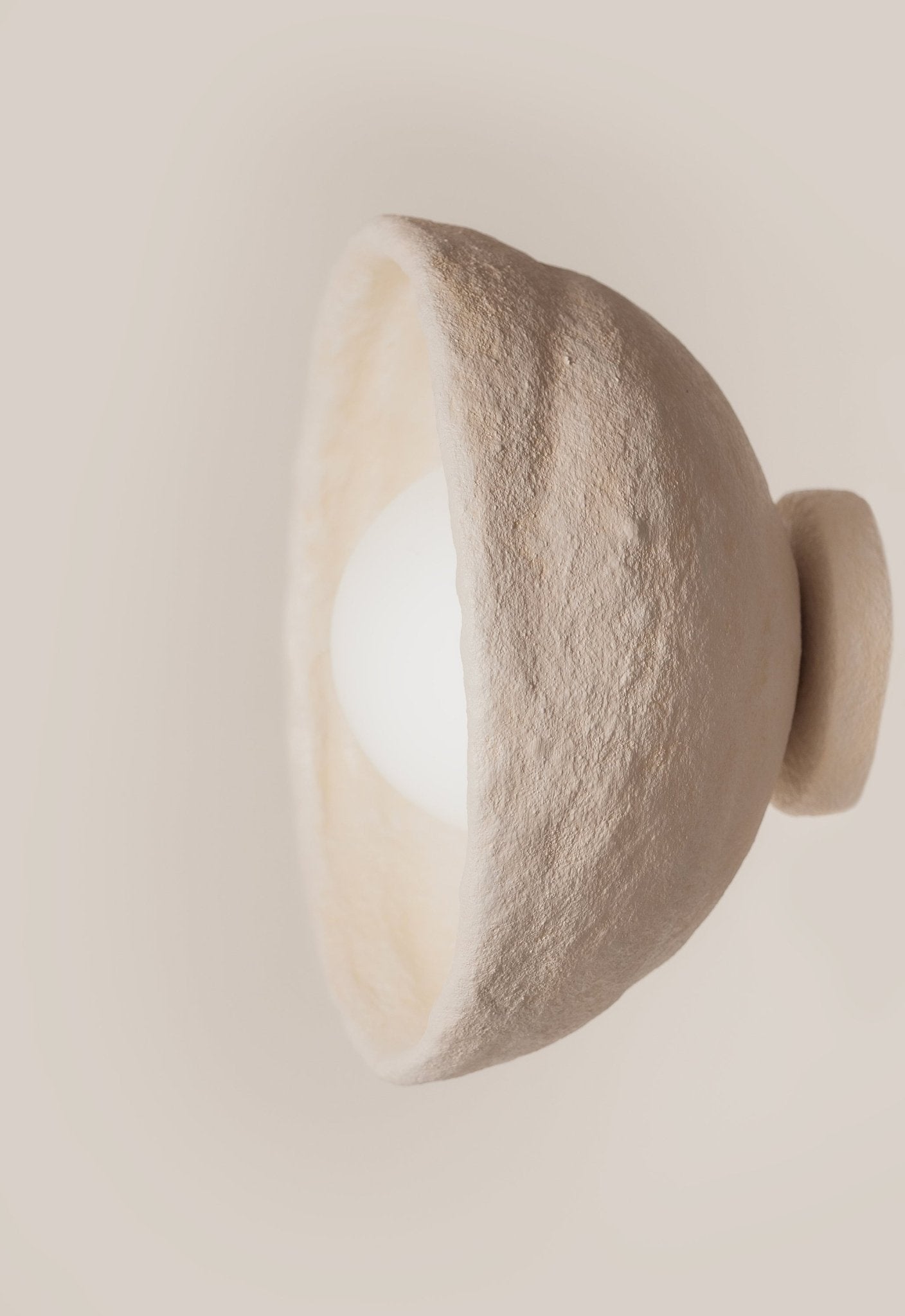 Handmade Clave Clay Wall Light S - The Lighting Agency