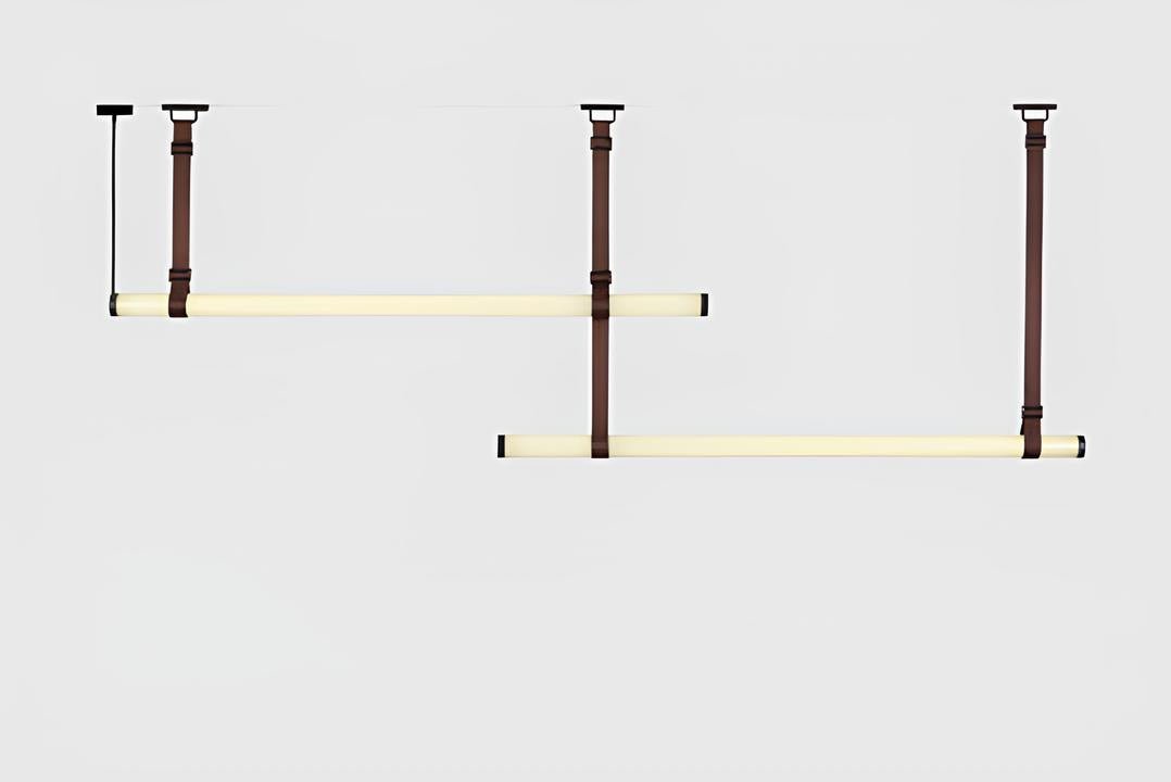 Twin Belt Linear Pendant Light - The Lighting Agency