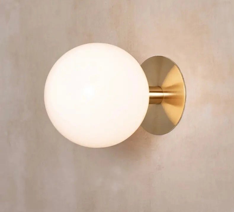 Vasha Glass Wall Light - The Lighting Agency