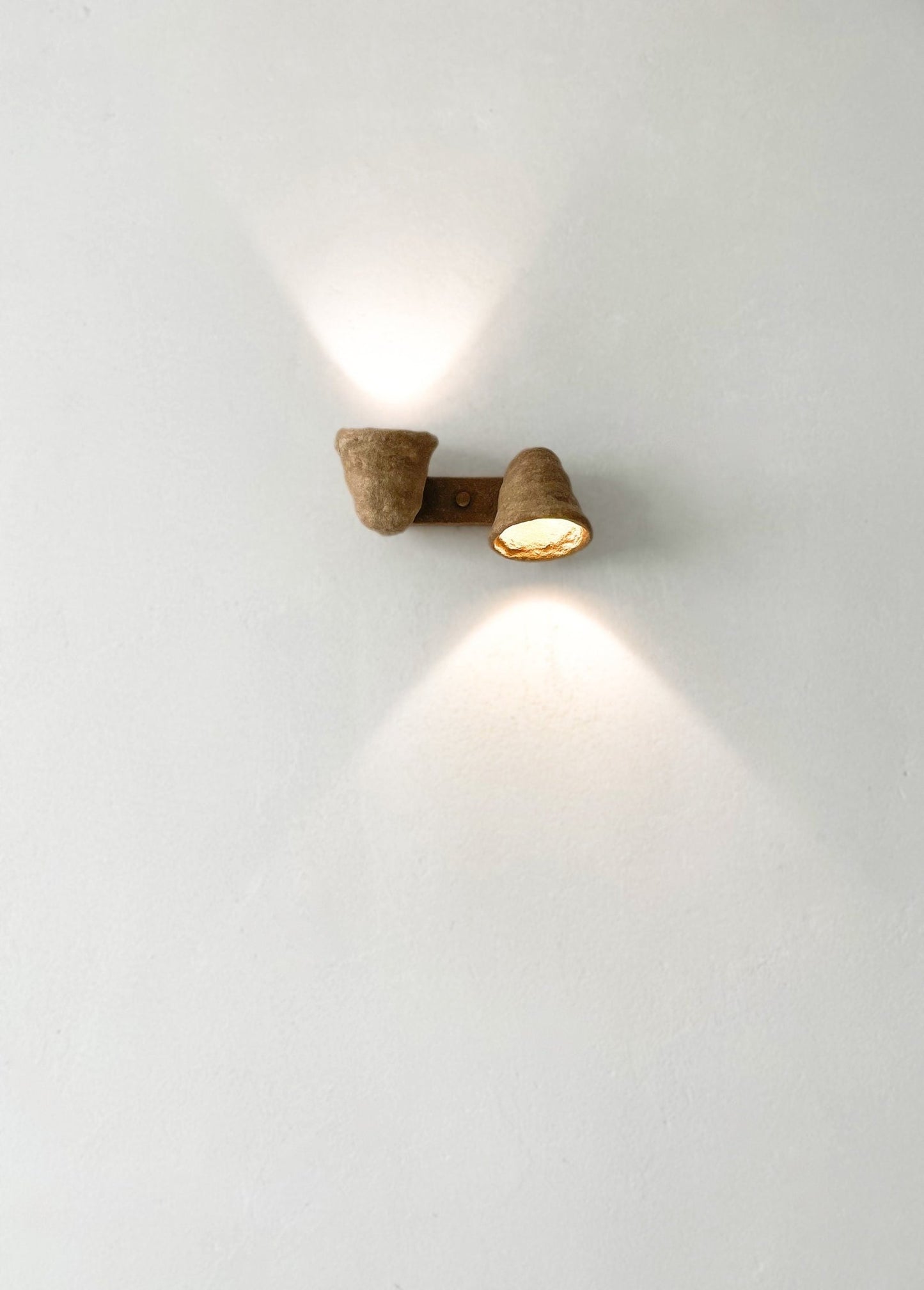 Handmade Clay Wall Light - The Lighting Agency