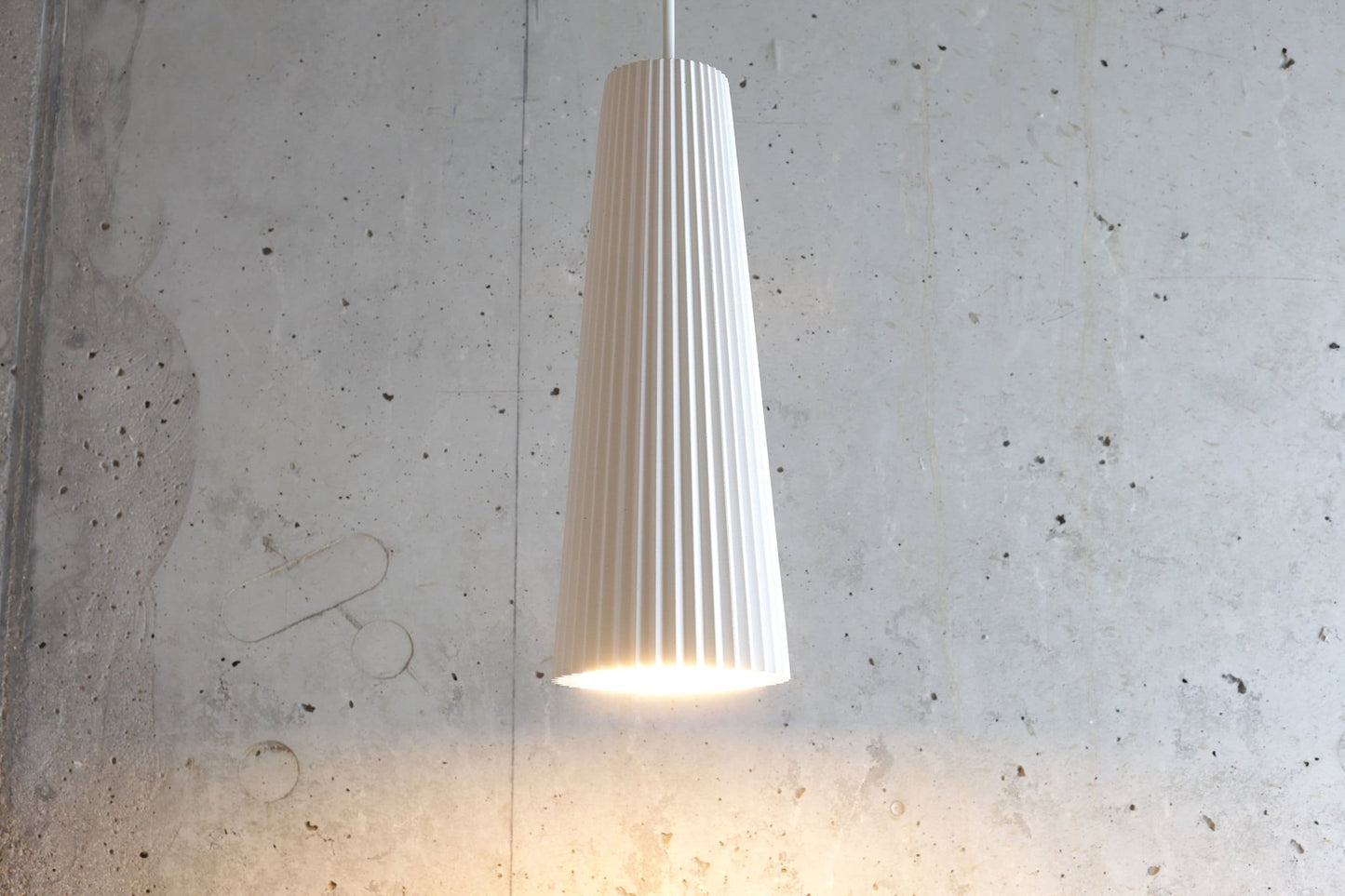 Pel Plaster Pendant Light - The Lighting Agency