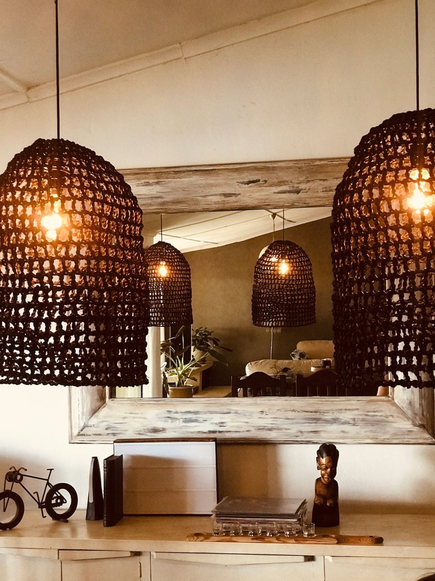 Palm Net Pendant Light Shade - The Lighting Agency