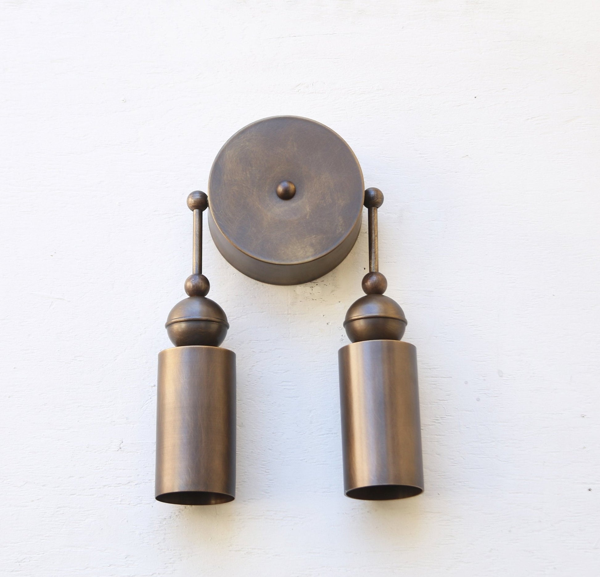 Handmade Dual Pendulum Wall Light - The Lighting Agency