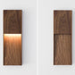 Lux Wallnut Wall Light - The Lighting Agency