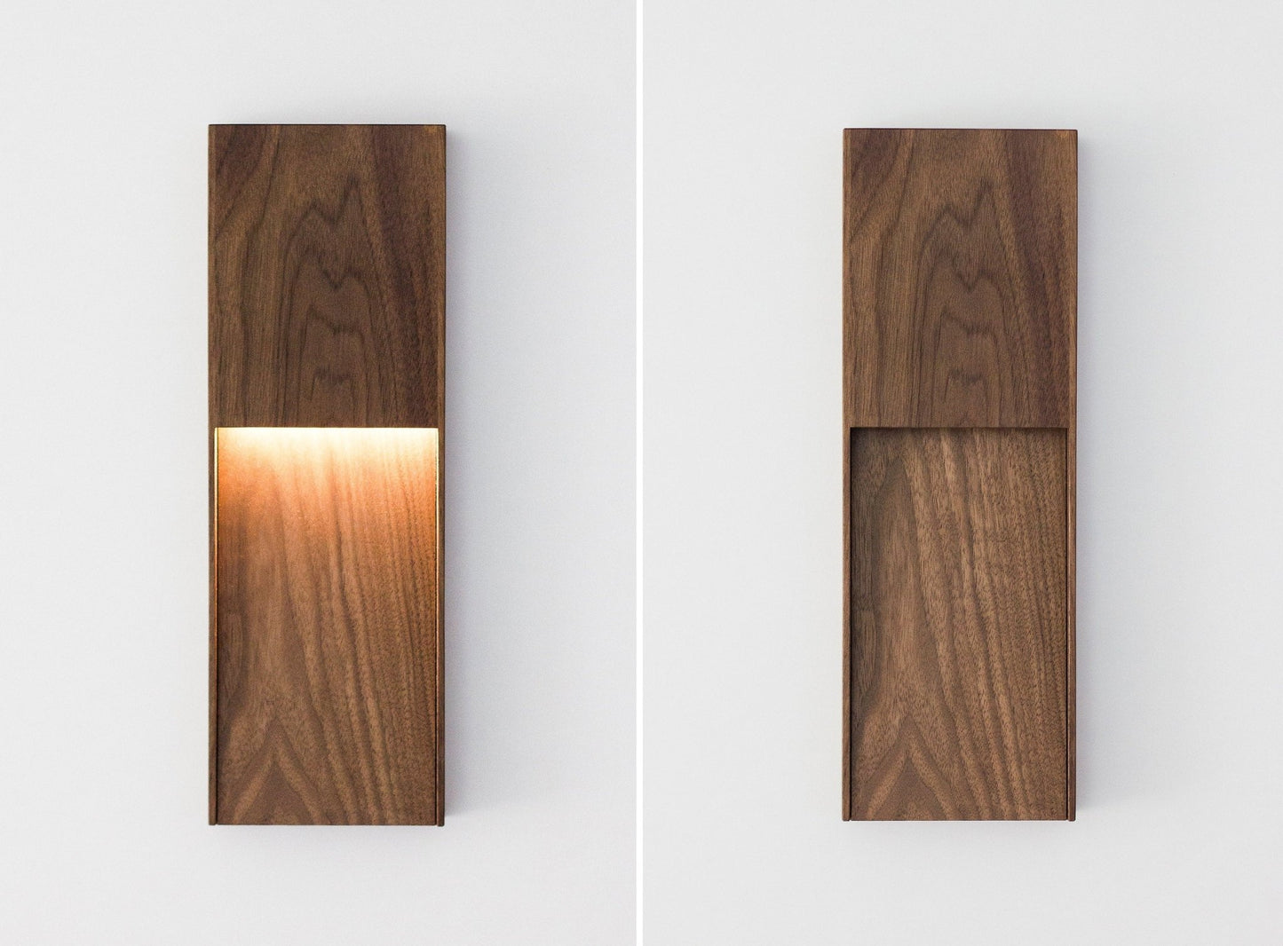 Lux Wallnut Wall Light - The Lighting Agency