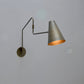 Handmade Brass Swing Wall Light - The Lighting Agency