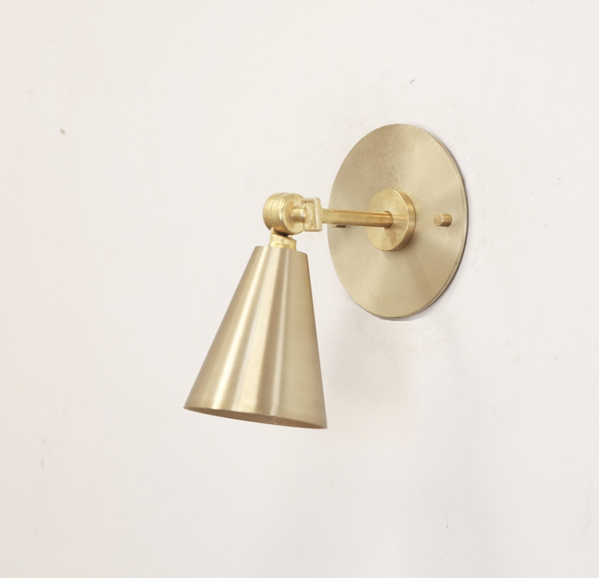 Contories Brass Wall Light - The Lighting Agency