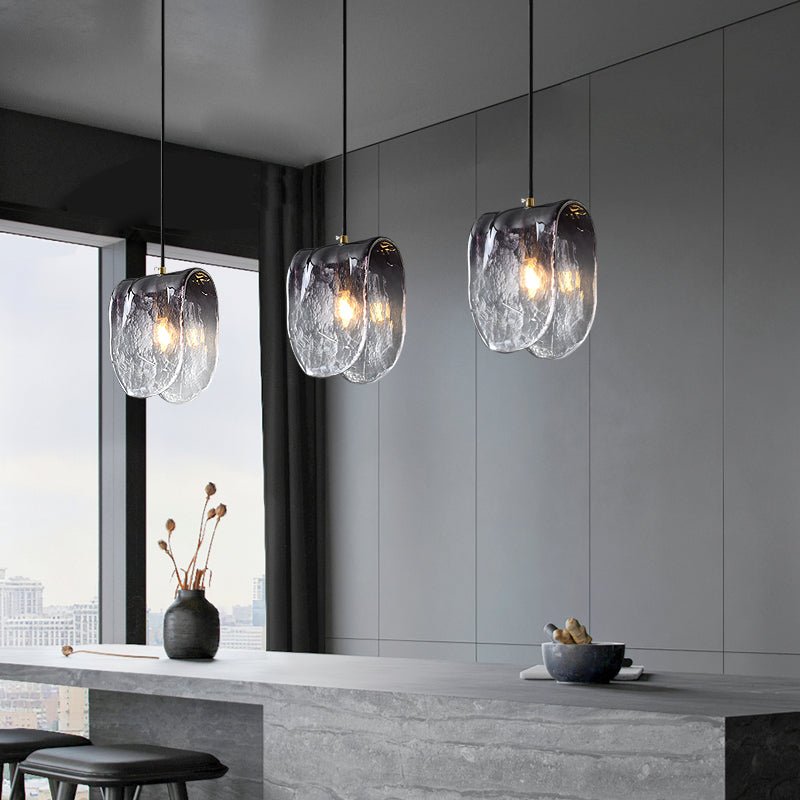 Fall Smoked Glass Pendant Light | The Lighting Agency