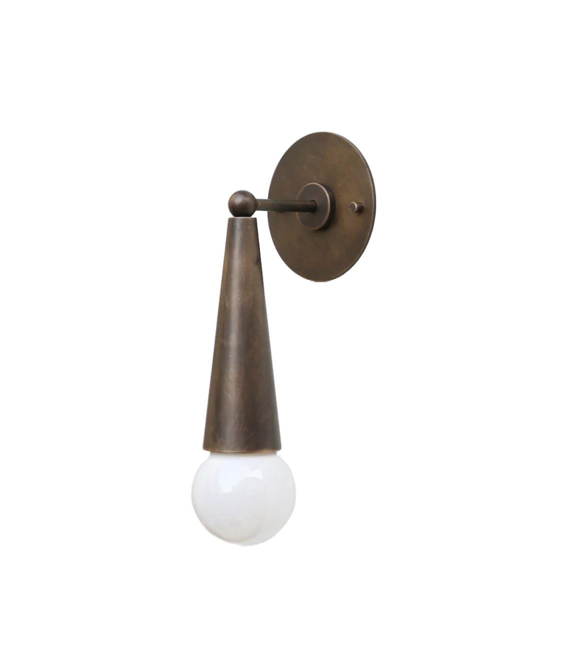 Laz Brass Wall Light - The Lighting Agency