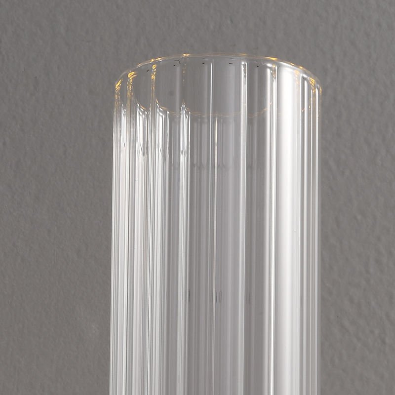 Pin Fluted Brass Wall Light - The Lighting Agency