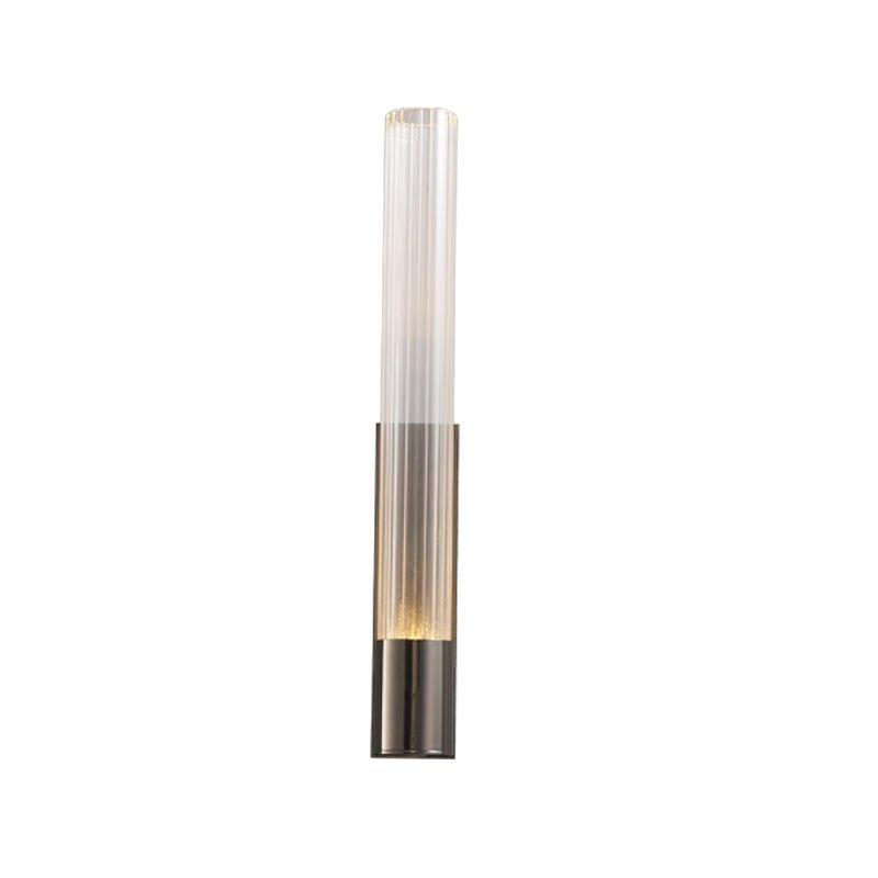 Pin Fluted Brass Wall Light - The Lighting Agency