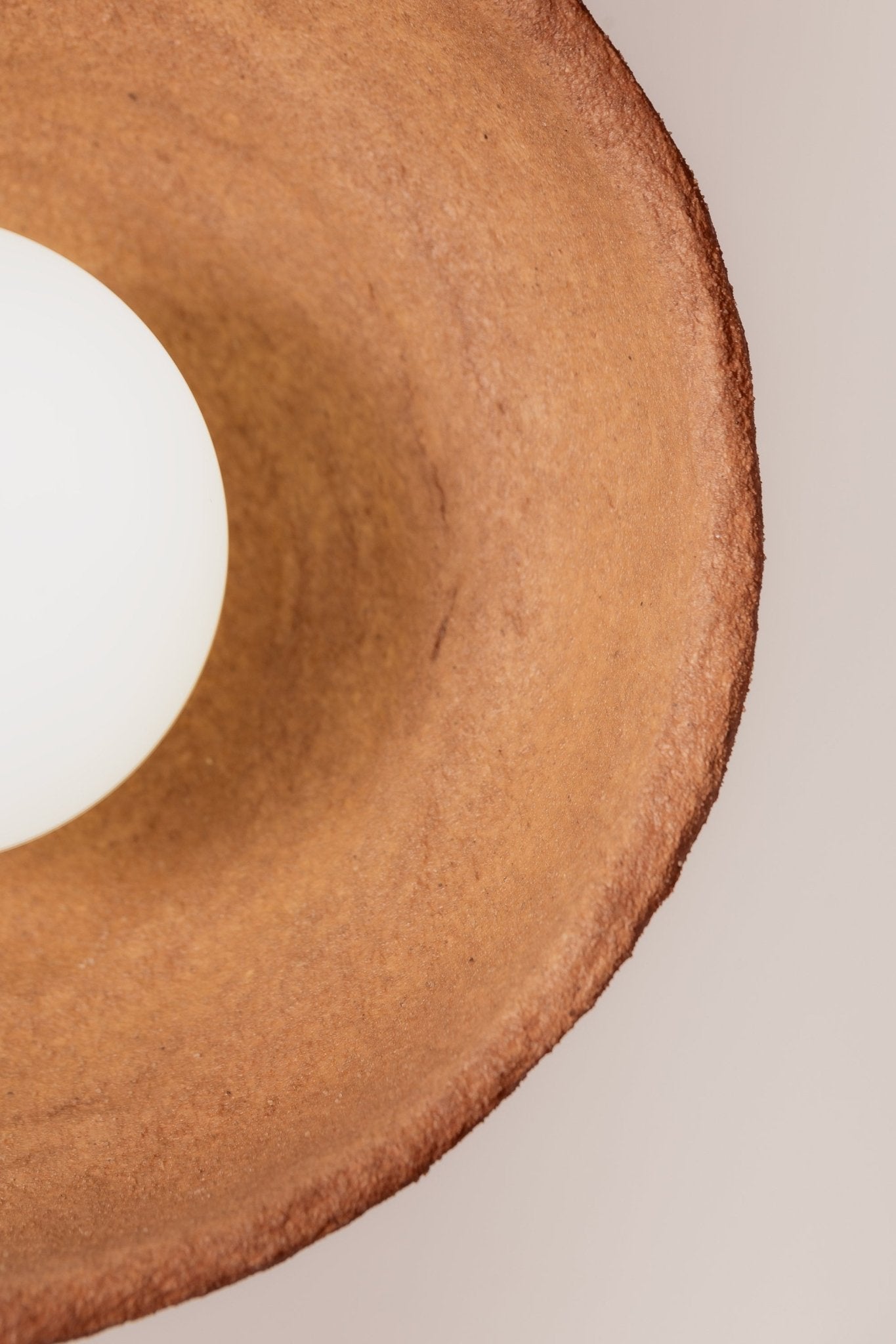 Handmade Clave Clay Wall Light M - The Lighting Agency