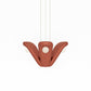 Bow L Clay Handmade Pendant Light - The Lighting Agency