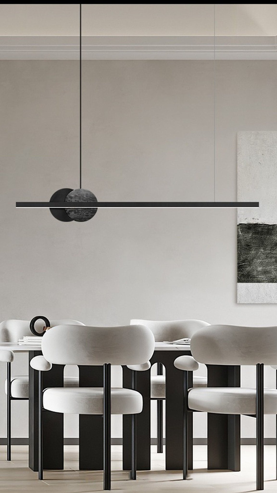 Marble Linear Pendant Light - The Lighting Agency