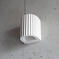 Ribbed Plaster Wall Light - The Lighting Agency