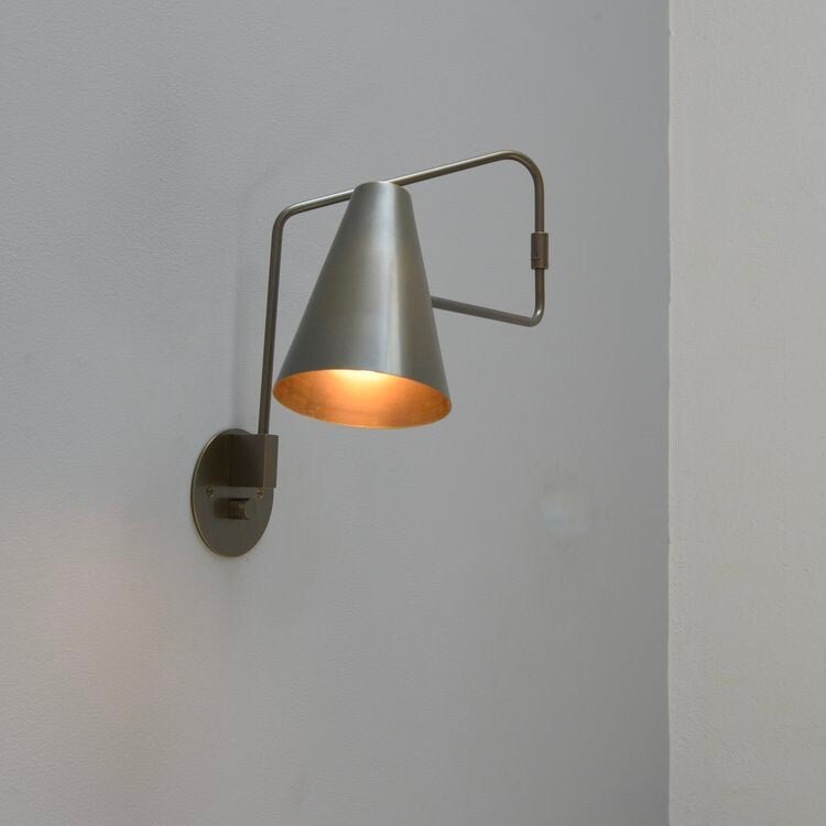 Handmade Brass Swing Wall Light - The Lighting Agency