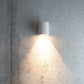 Ribbed Plaster Wall Light - The Lighting Agency