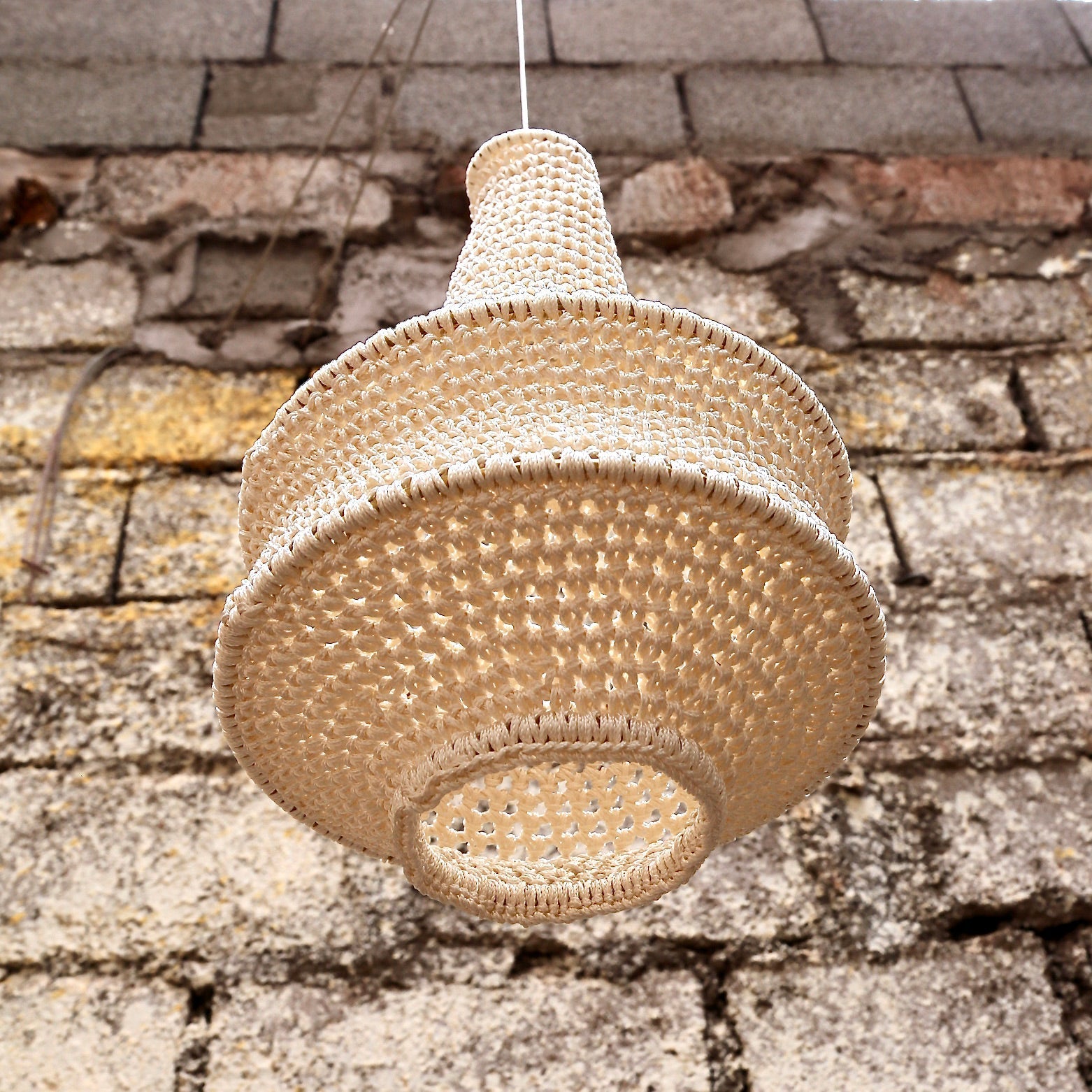 Joosh Crochet Pendant Lamp - The Lighting Agency